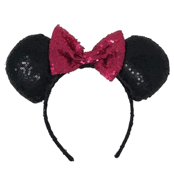 Disney Minnie Mouse‎ Ears Sequin Headband - Picture 1 of 4